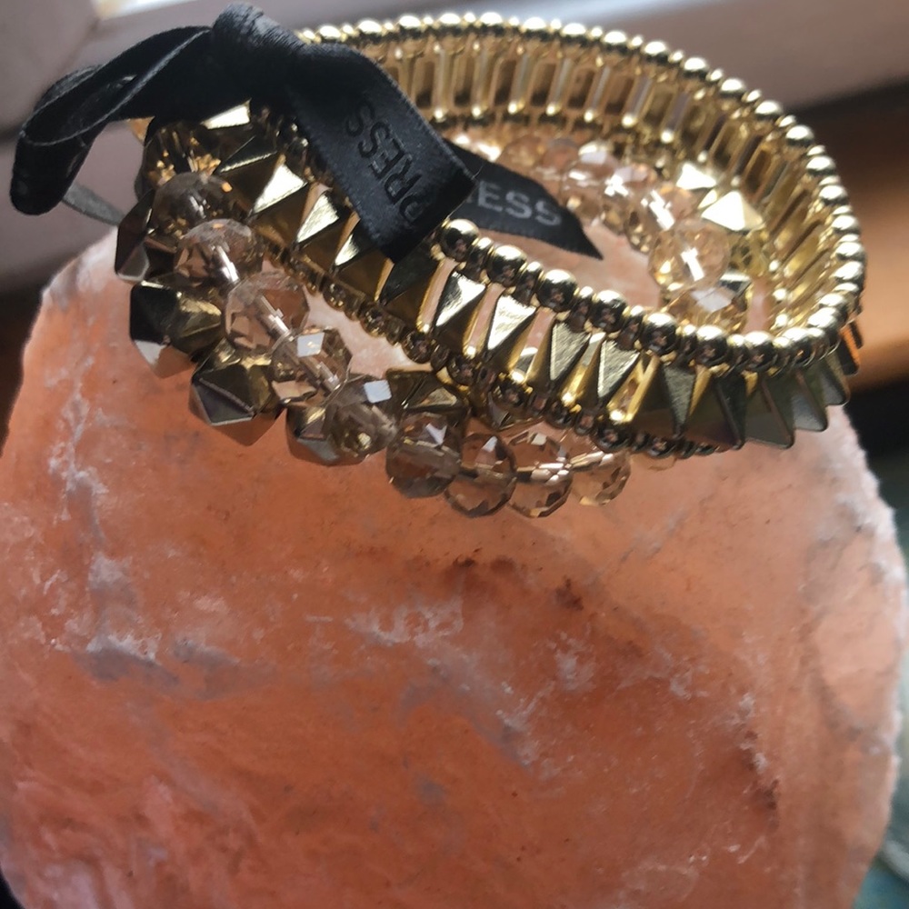 Express Gold & Peach Bracelet Set